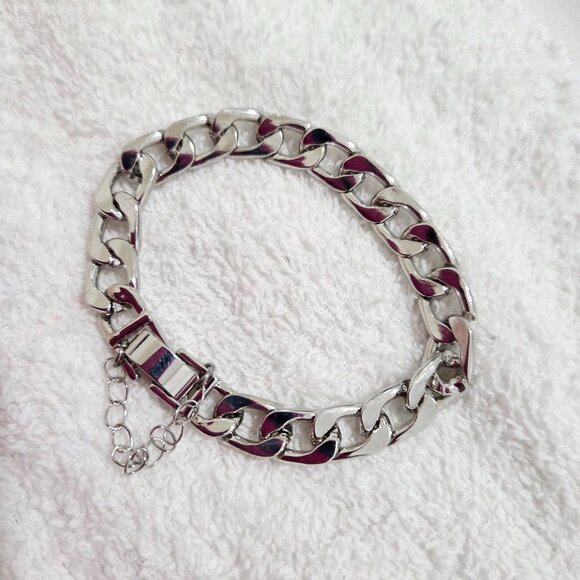 Other - Fashion Silver Tone Bracelet for Men Boy